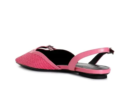 CafèNoir Slingback Paglia Decolleté Donna Osso