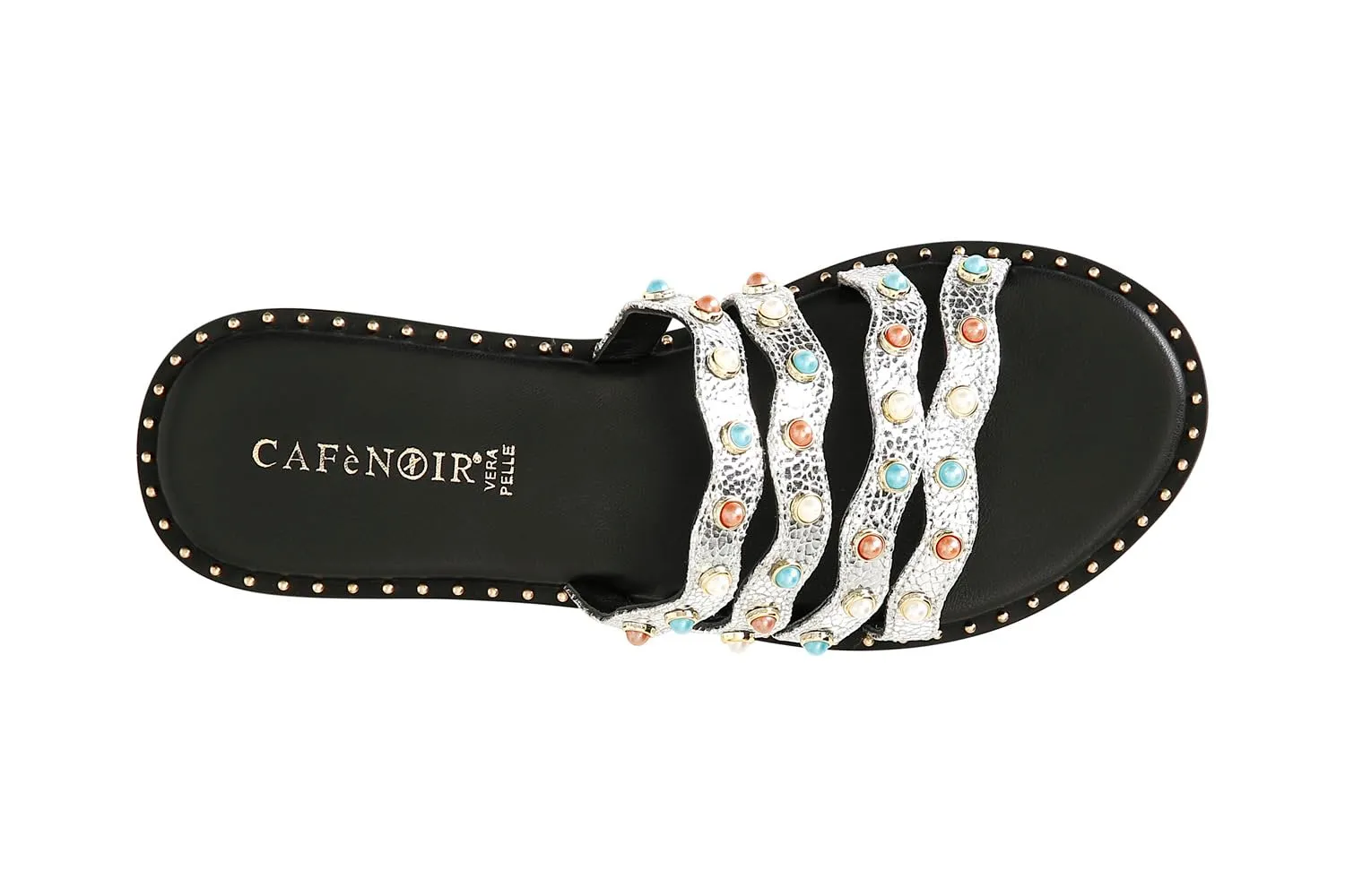 CafèNoir Ciabatta Multilistini Argento Cabochon
