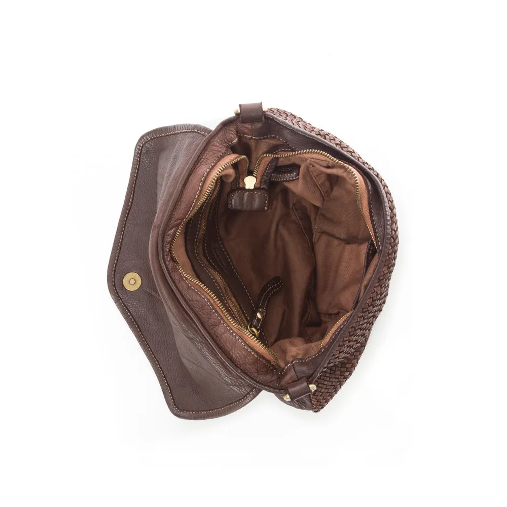 La Via Firenze V082 tracolla donna pelle borchie
