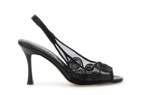 CafèNoir Décolleté Slingback Ricamo Nero 38 EU