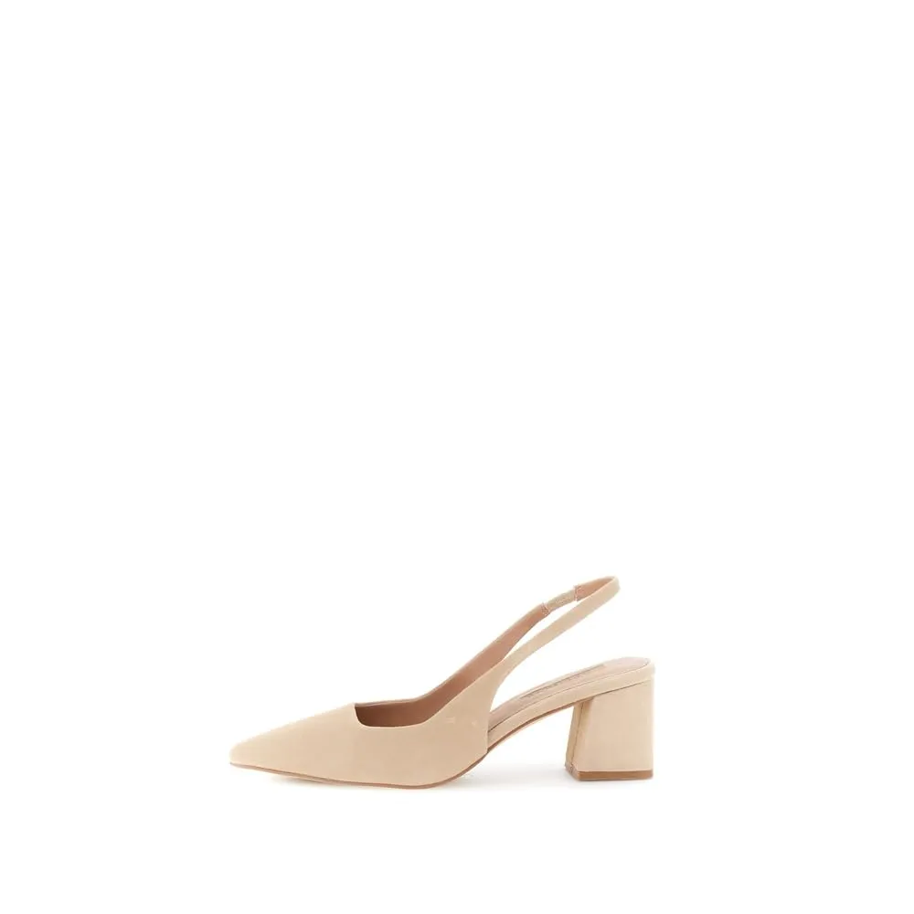 CafèNoir Décolleté Slingback Camoscio Punta