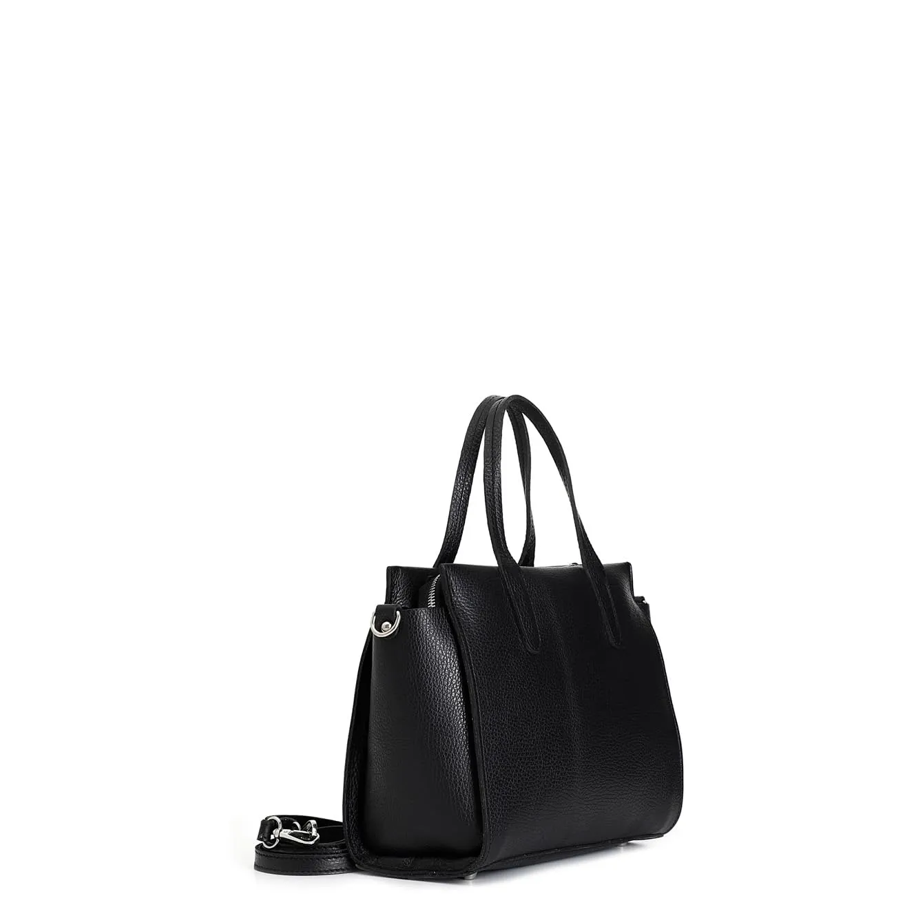 CafèNoir Minibag Puffy Borsa a Tracolla Nero Strass