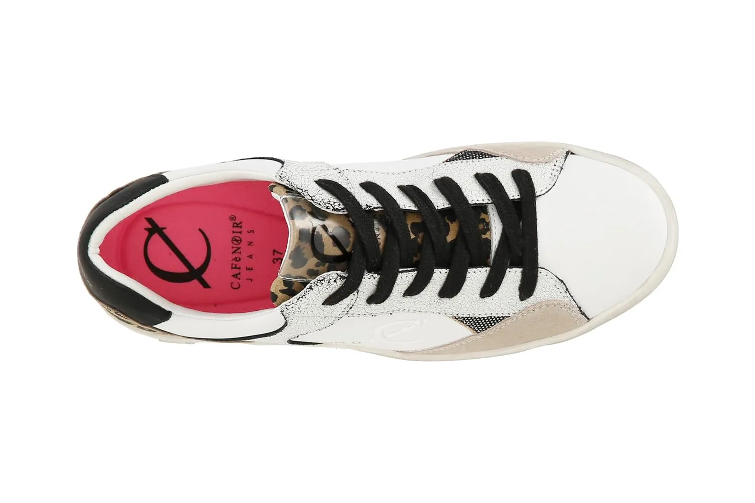 CafèNoir Sneakers Pelle Camoscio Donna Logo