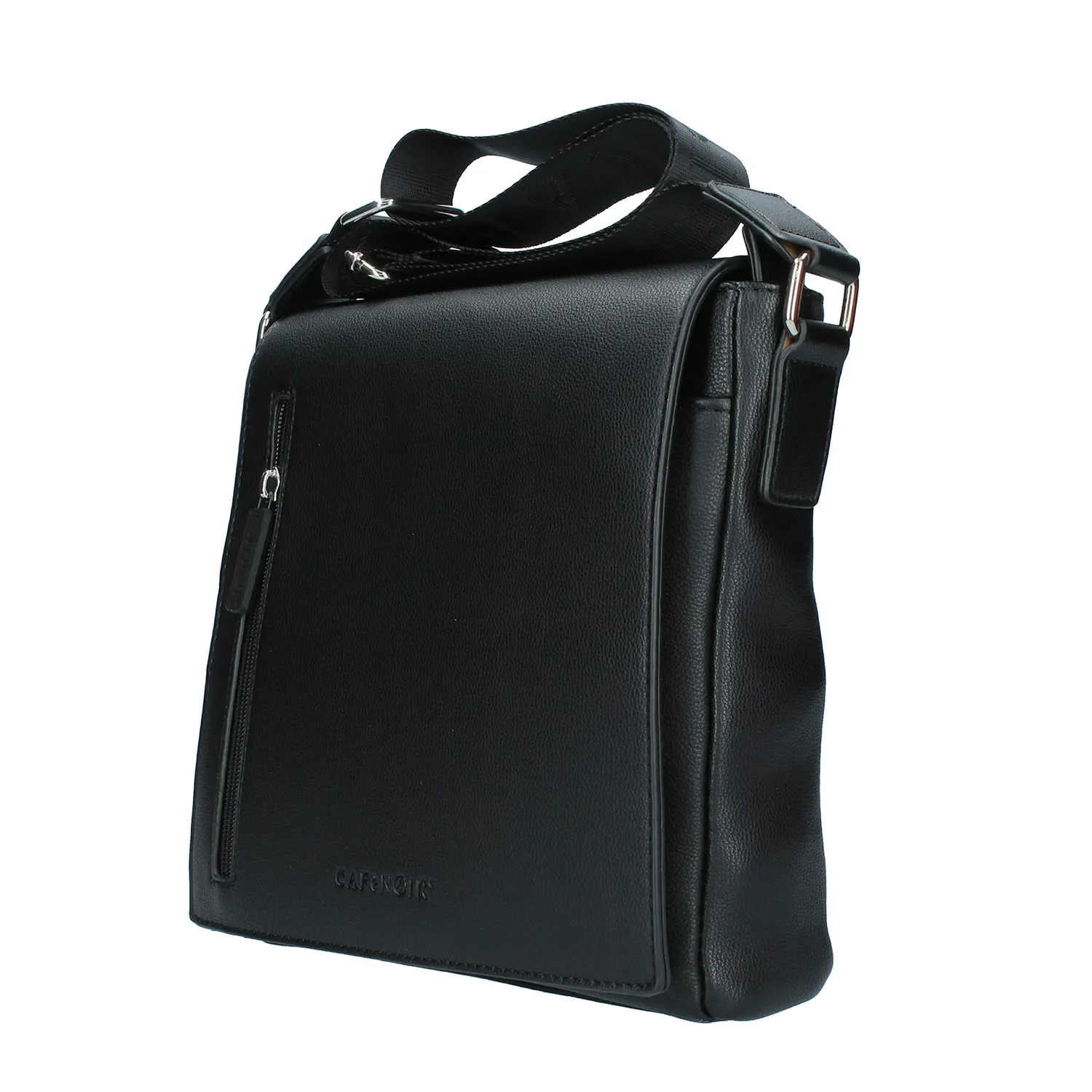 CafèNoir Borsello Uomo Zip Pattina Nero
