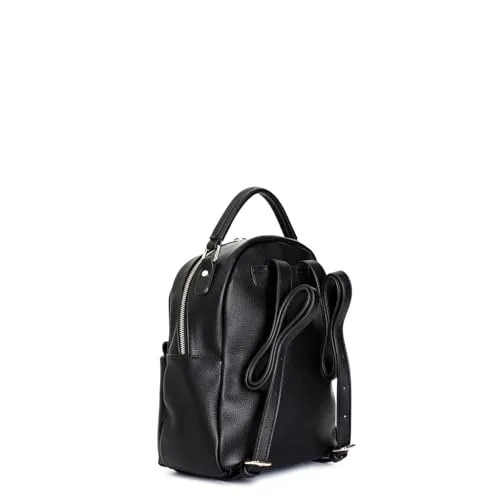 CafèNoir Zaino Donna Nero con Pattina Taglia Unica