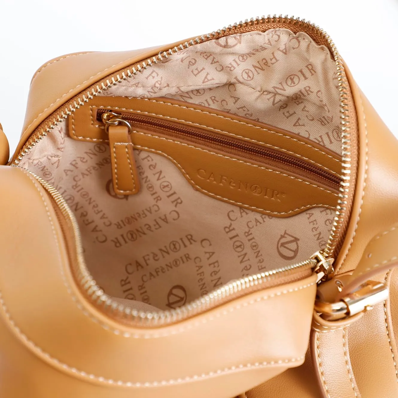 CafèNoir Camera Bag Donna Spallaccio Intrecciato Cuoio
