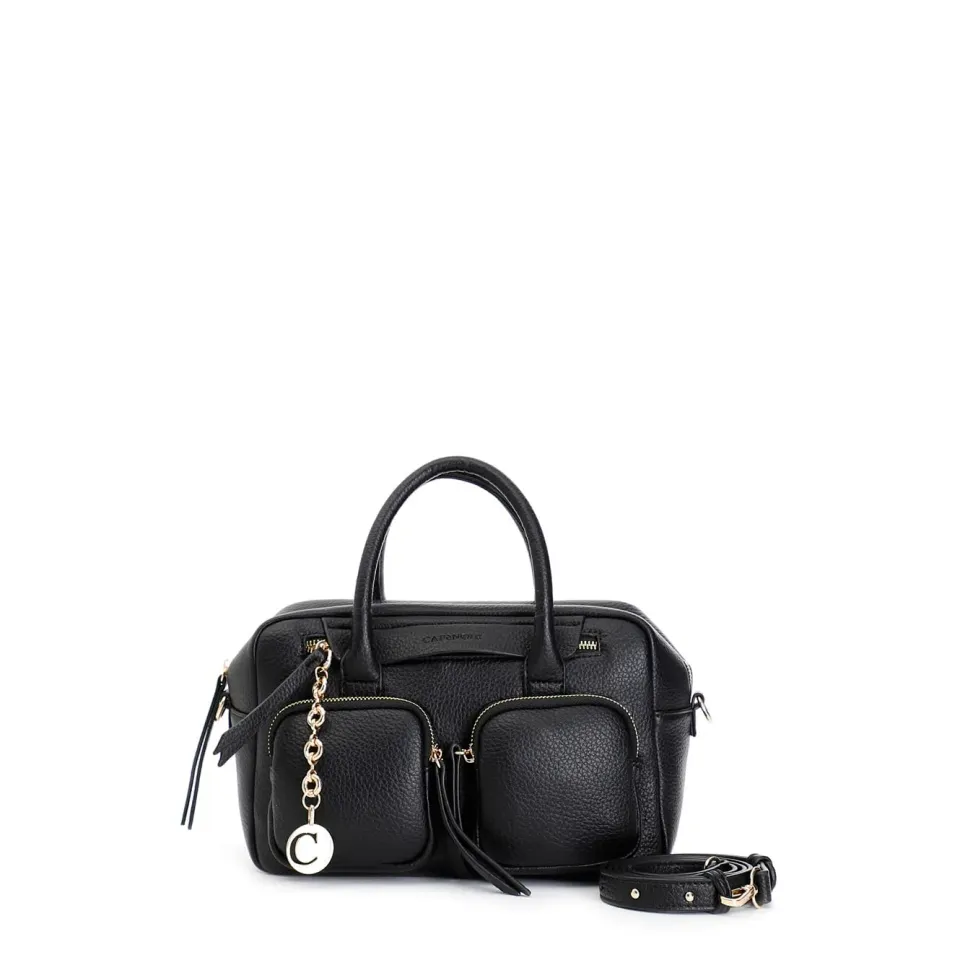 CafèNoir Bauletto con Tasche e Charm Bauletto Nero