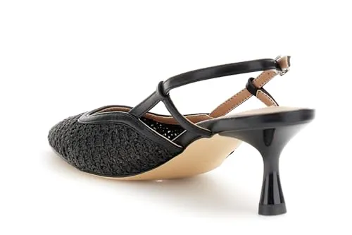 CafèNoir Décolleté Slingback Rafia Tacco 6 cm