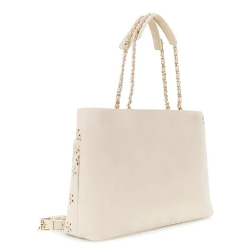 CafèNoir shopping bag sangallo beige tasca frontale nappa