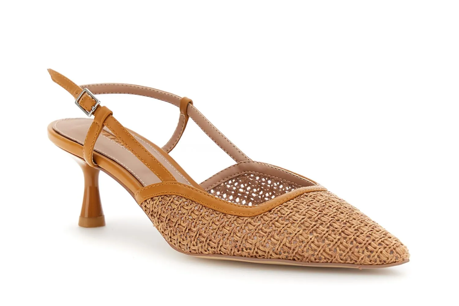 CafèNoir Décolleté Slingback Rafia Tacco 6 cm Donna