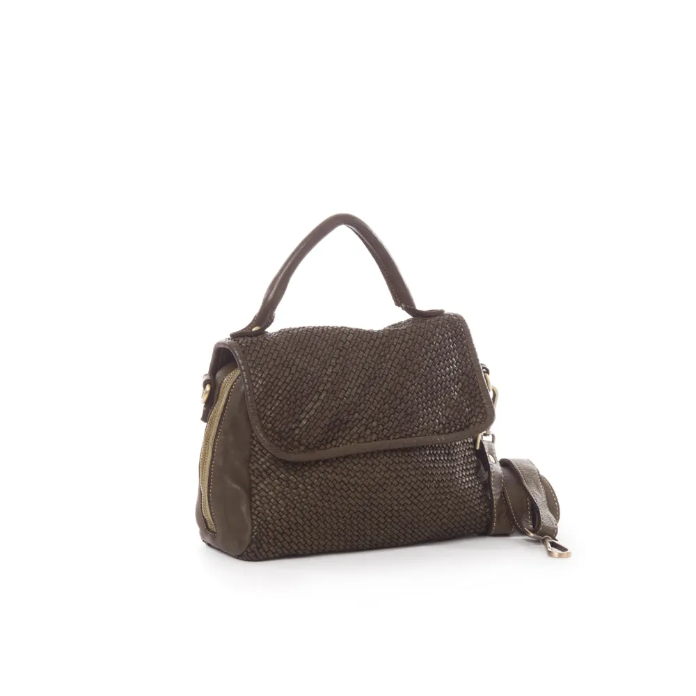 La Via Firenze Butter 5244 Siena Big tracolla beige pelle