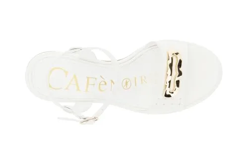 CafèNoir Sandali Gilda Off White Tacco 6cm 39 EU