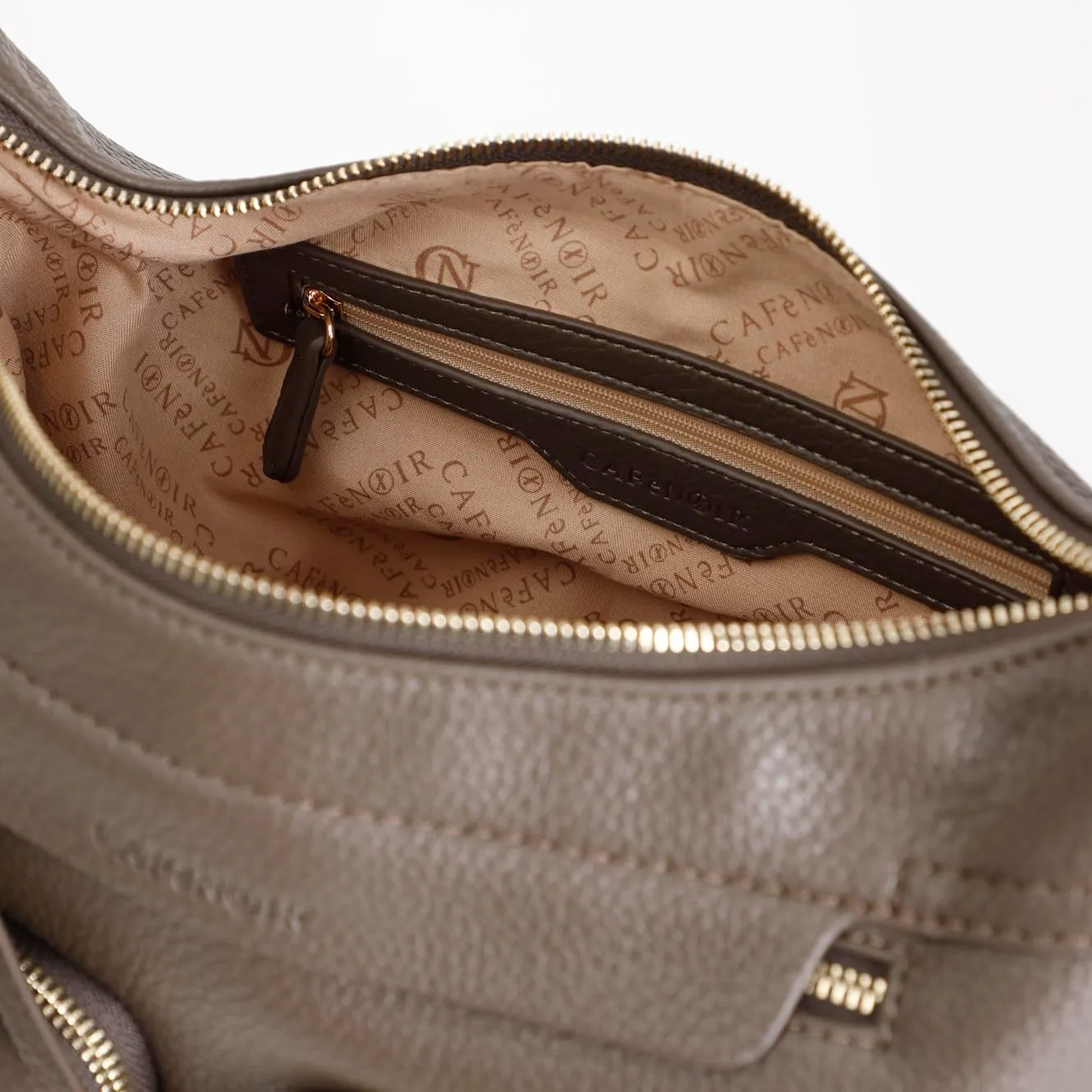CafèNoir Sacca Tasche Borsa Fango Charm Metallo