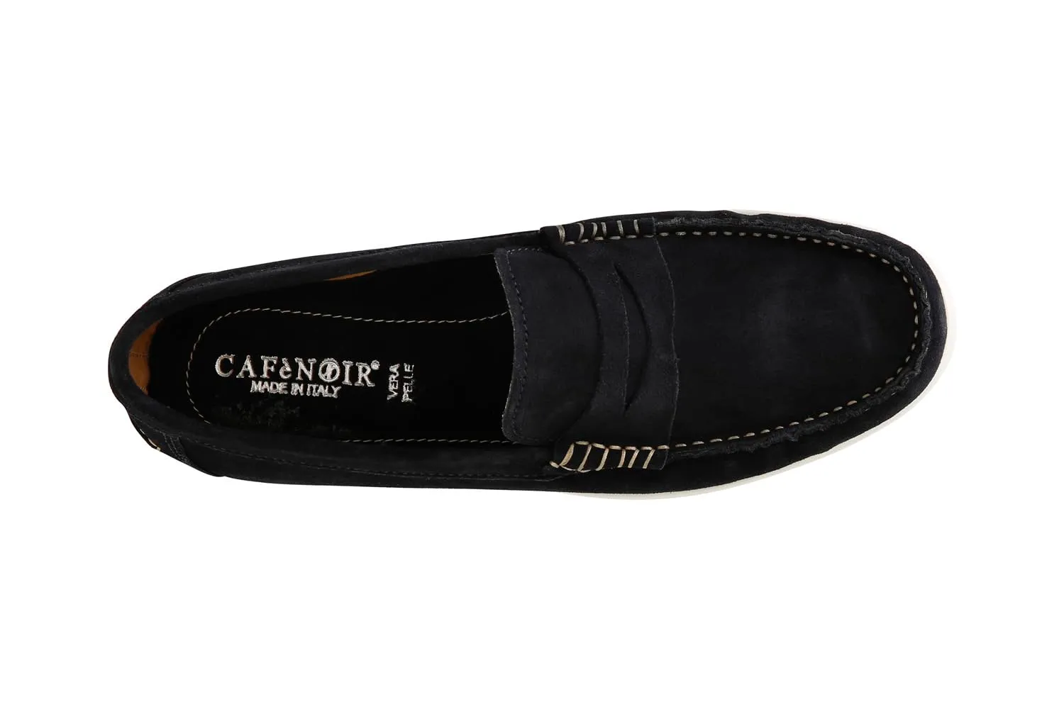 CafèNoir Mocassini Uomo Scamosciati suola barca