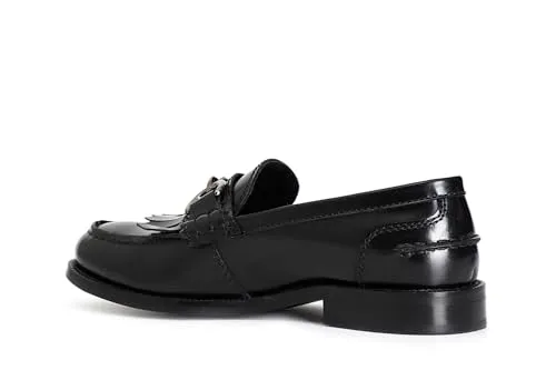 CafèNoir Mocassino Donna Pelle Spazzolata Frange