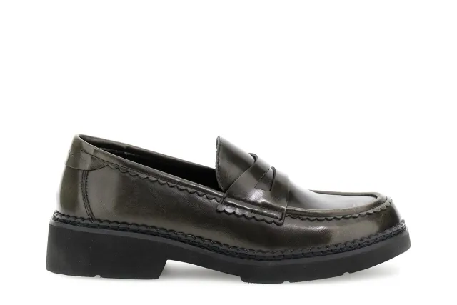 CafèNoir Mocassini Donna Antracite 39 Tacco 3,5