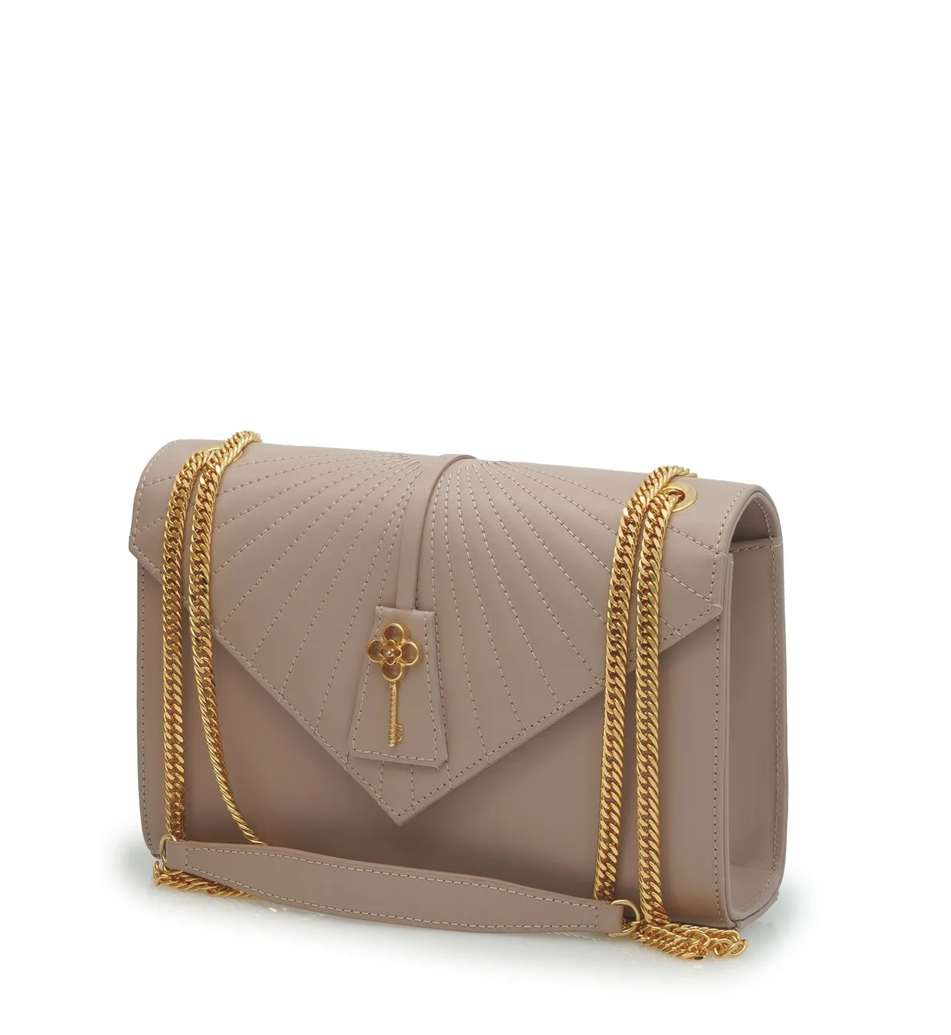 Cardinal Milano Milady Powder borsa spalla vitello cipria