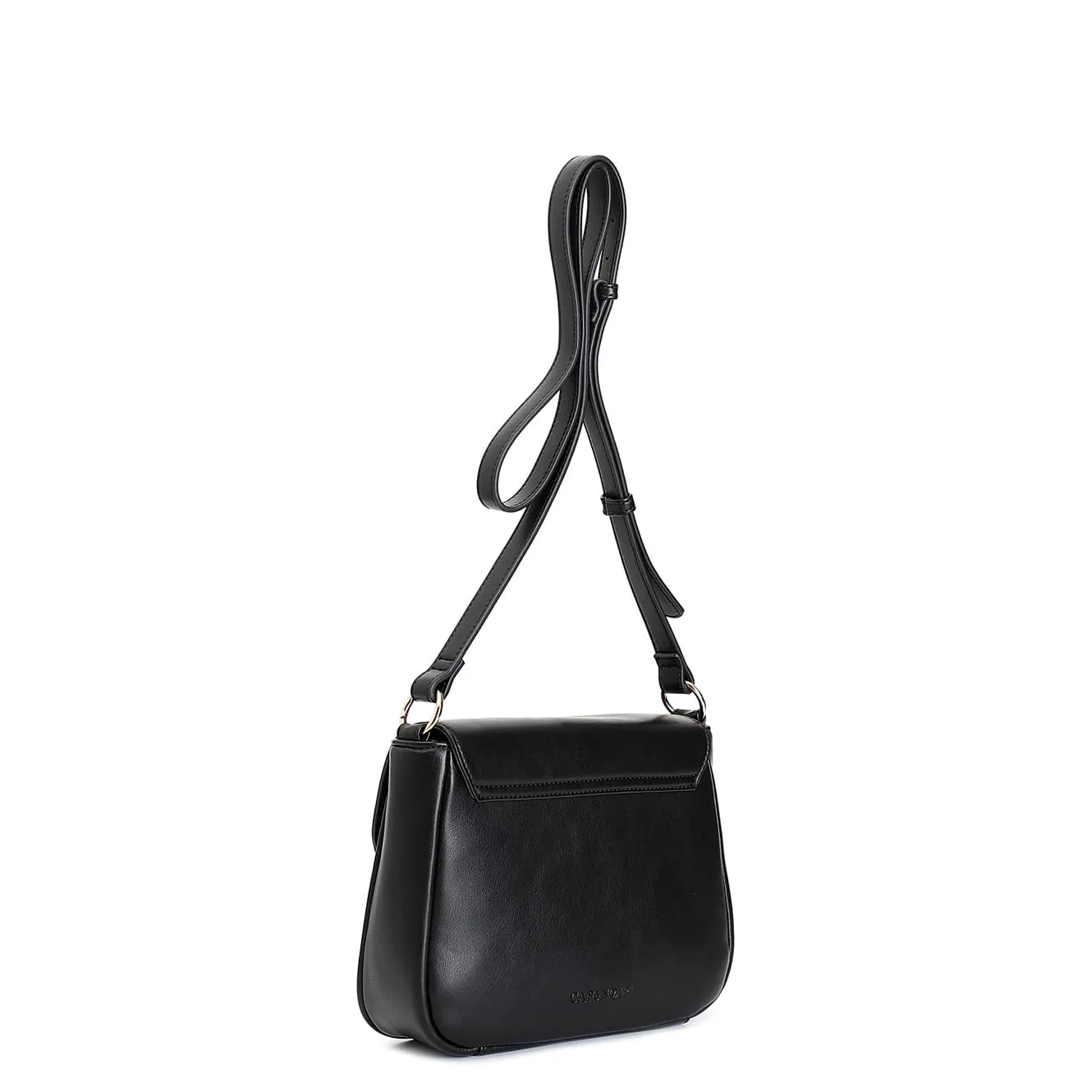 CafèNoir Rete borsa a tracolla nera calamita