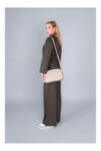 CafèNoir Camera Bag Trapuntata Nocciola Donna