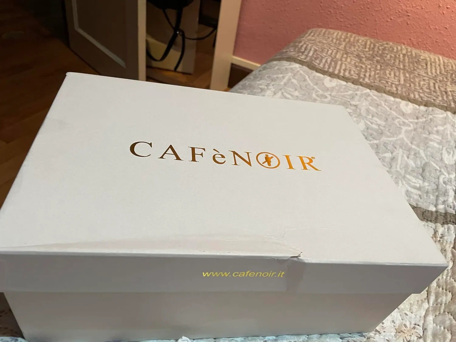 CafèNoir Sneakers Pelle Strass Donna Bianco