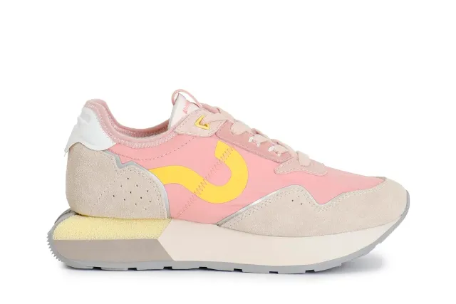 CafèNoir Running Tessuto Camoscio Donna Multi Beige
