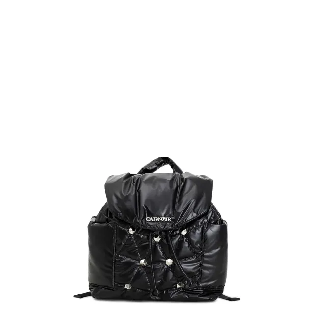 CafèNoir Zaino C3QB0303 Nylon Metallizzato Nero
