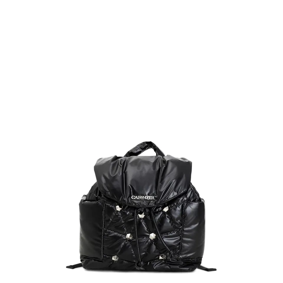 CafèNoir Zaino C3QB0303 Nylon Metallizzato Nero