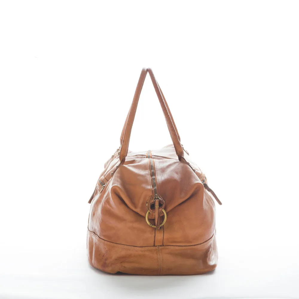 La Via Firenze Butter Collection V074 borsa viaggio cuoio weekend
