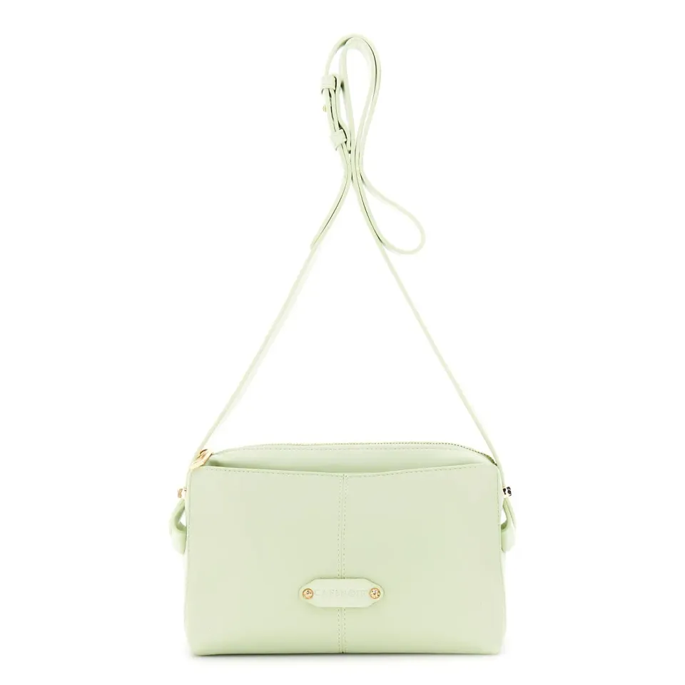 CafèNoir Borsa Tracolla Martellata Verde Donna
