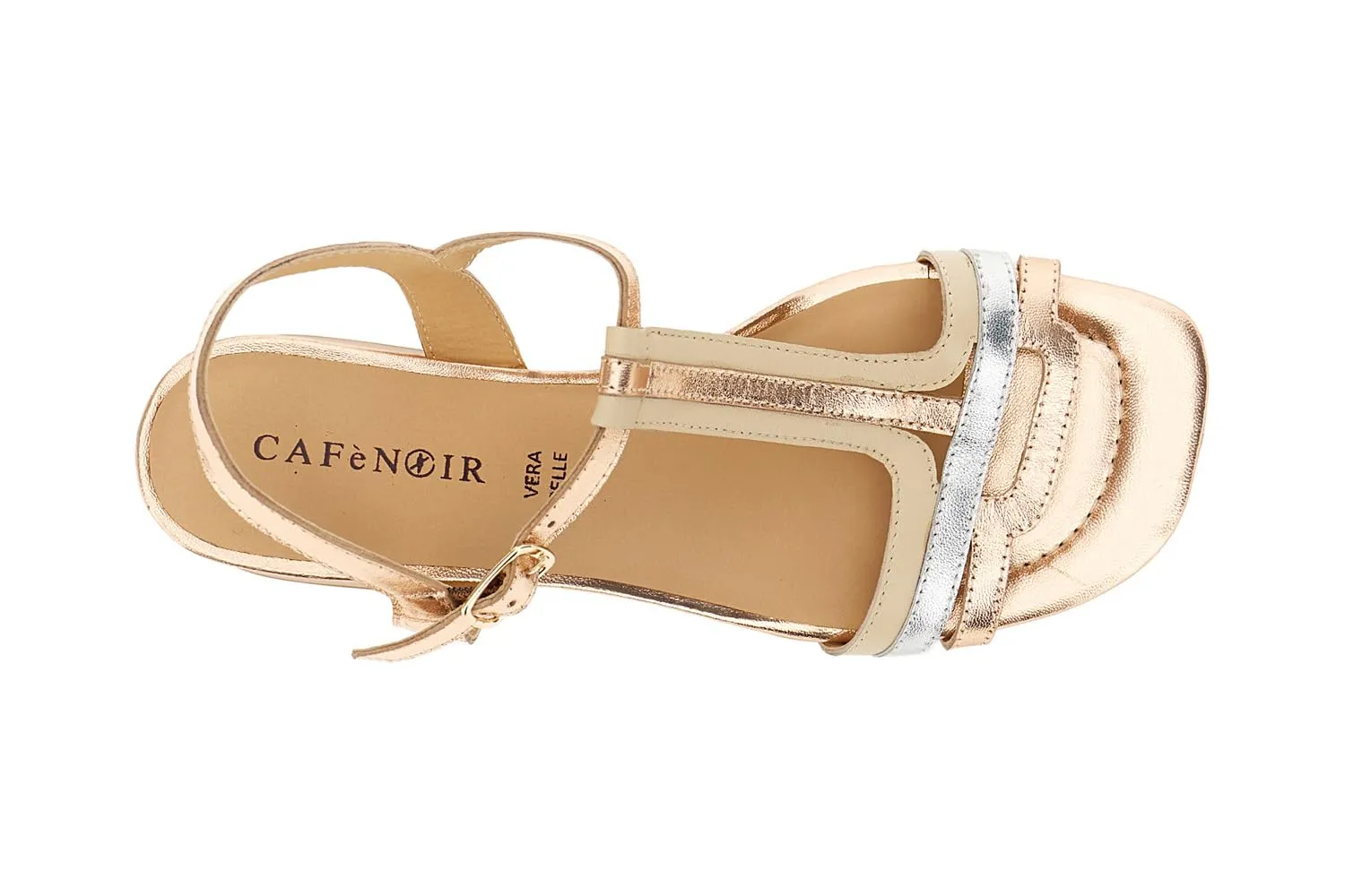 CafèNoir Sandali Pelle e Pelle Laminata da Donna
