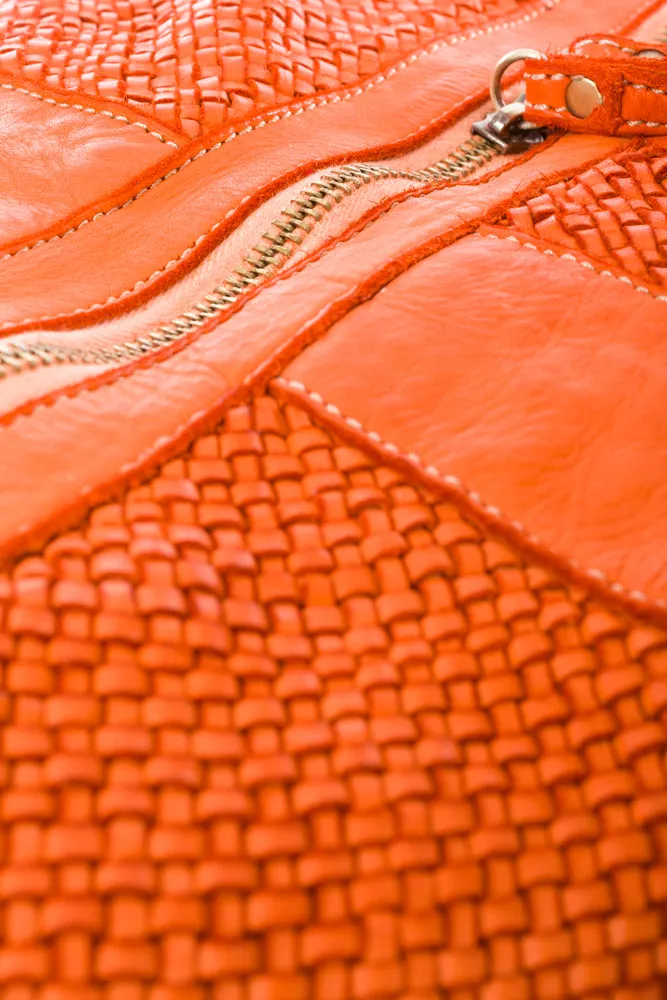 La Via Firenze 5264 Travelling borsa viaggio pelle intrecciata