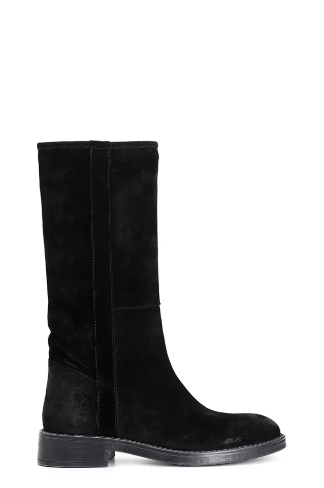 CafèNoir Stivale Donna in Pelle Scamosciata