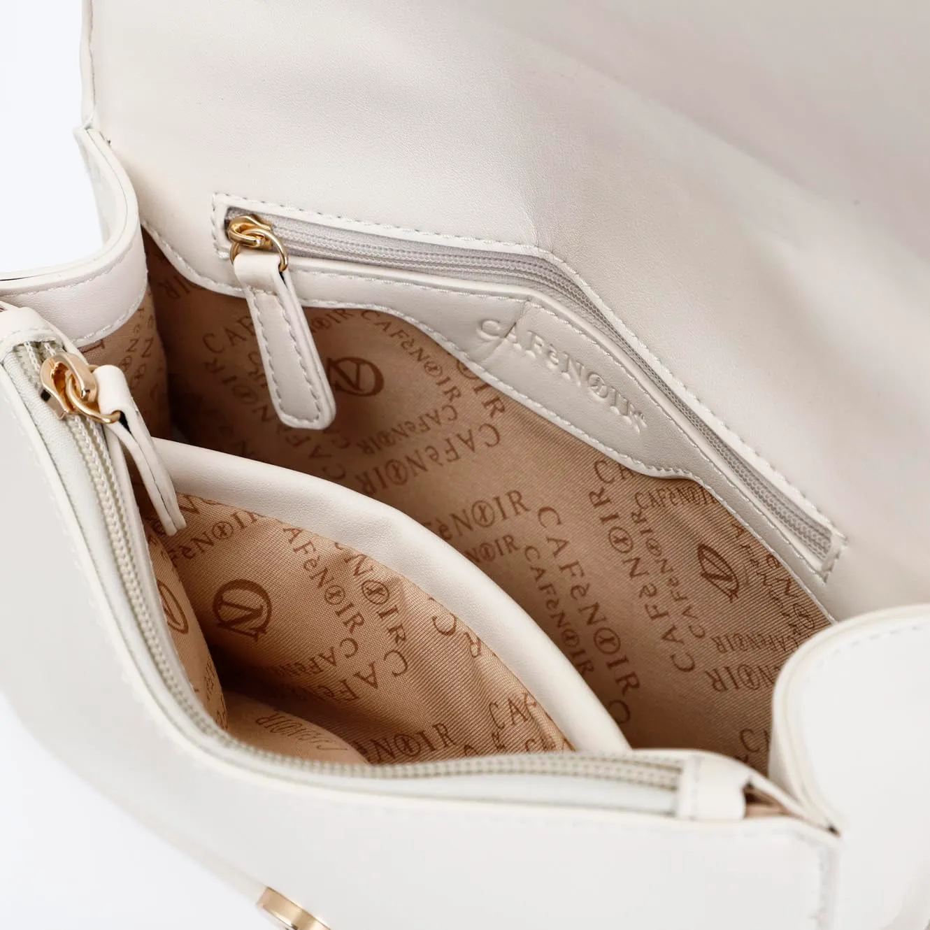 CafèNoir Minibag Trapuntata minibag donna beige borchie