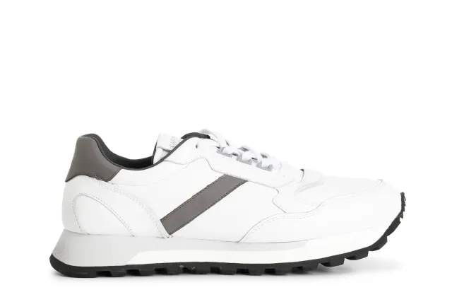 CafèNoir Sneakers Uomo Pelle Bianco Multi 40