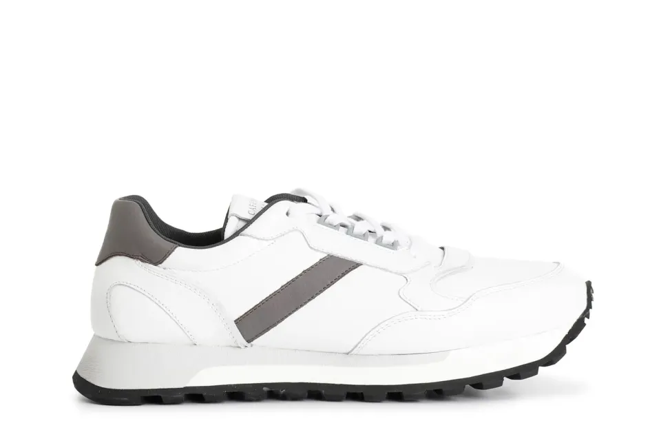 CafèNoir Sneakers Uomo Pelle Bianco Multi 40