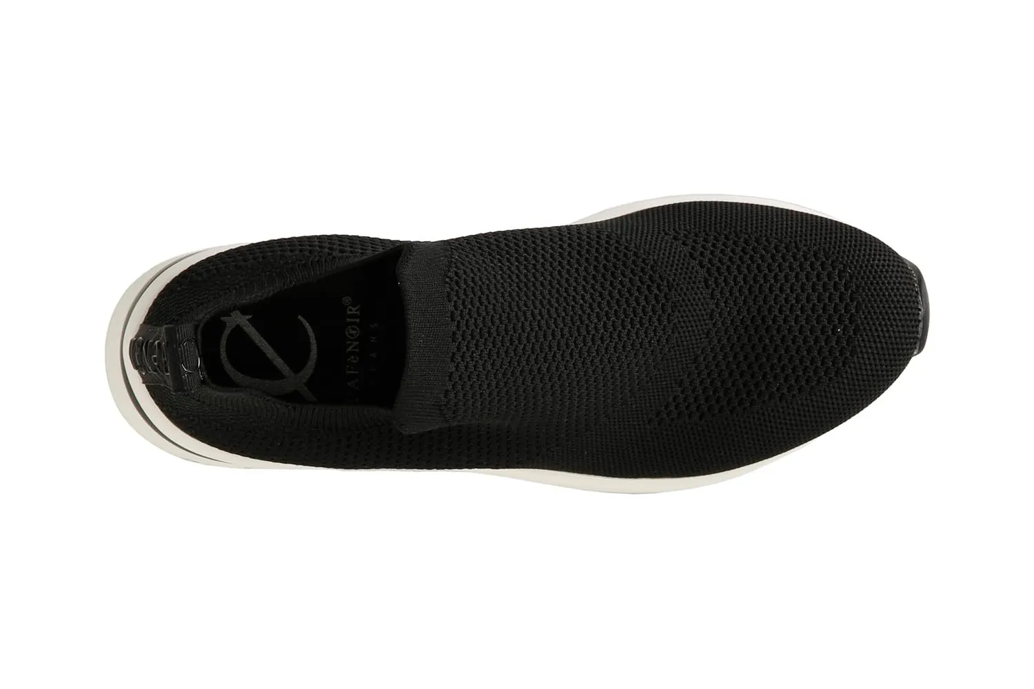 CafèNoir Slip-on Tessuto Elasticizzato con Calzino Nero