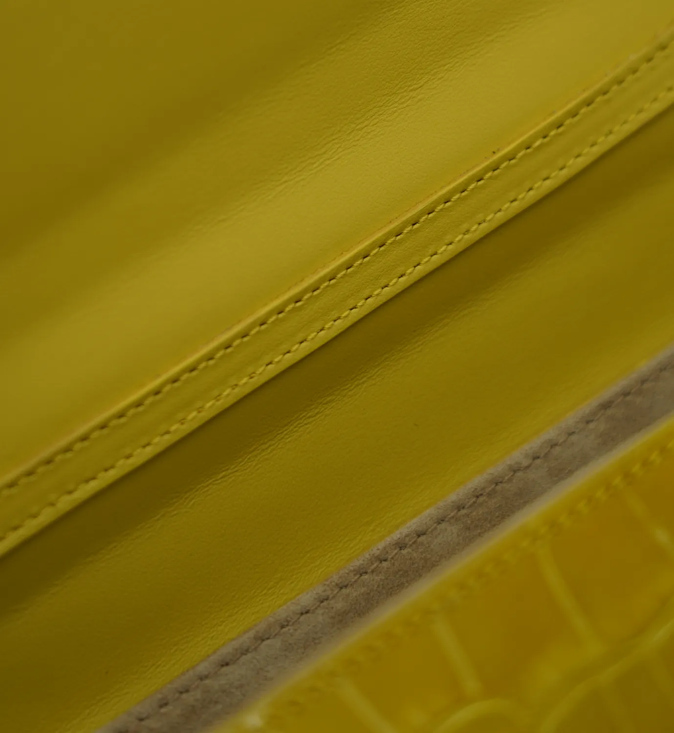 Cardinal Milano First Date Yellow borsa alligatore gialla