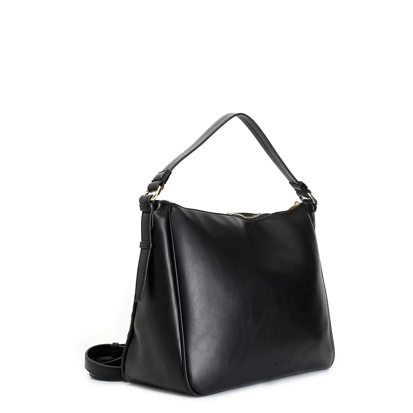 CafèNoir Shopping Rete Intrecciata Logo Nera con Zip
