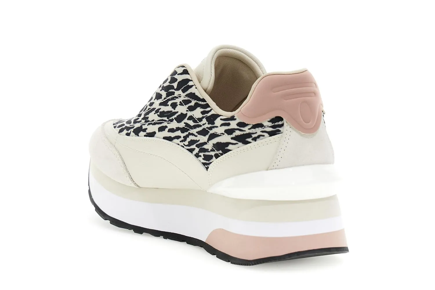 CafèNoir Sneakers Donna Nylon Animalier 39 Nero