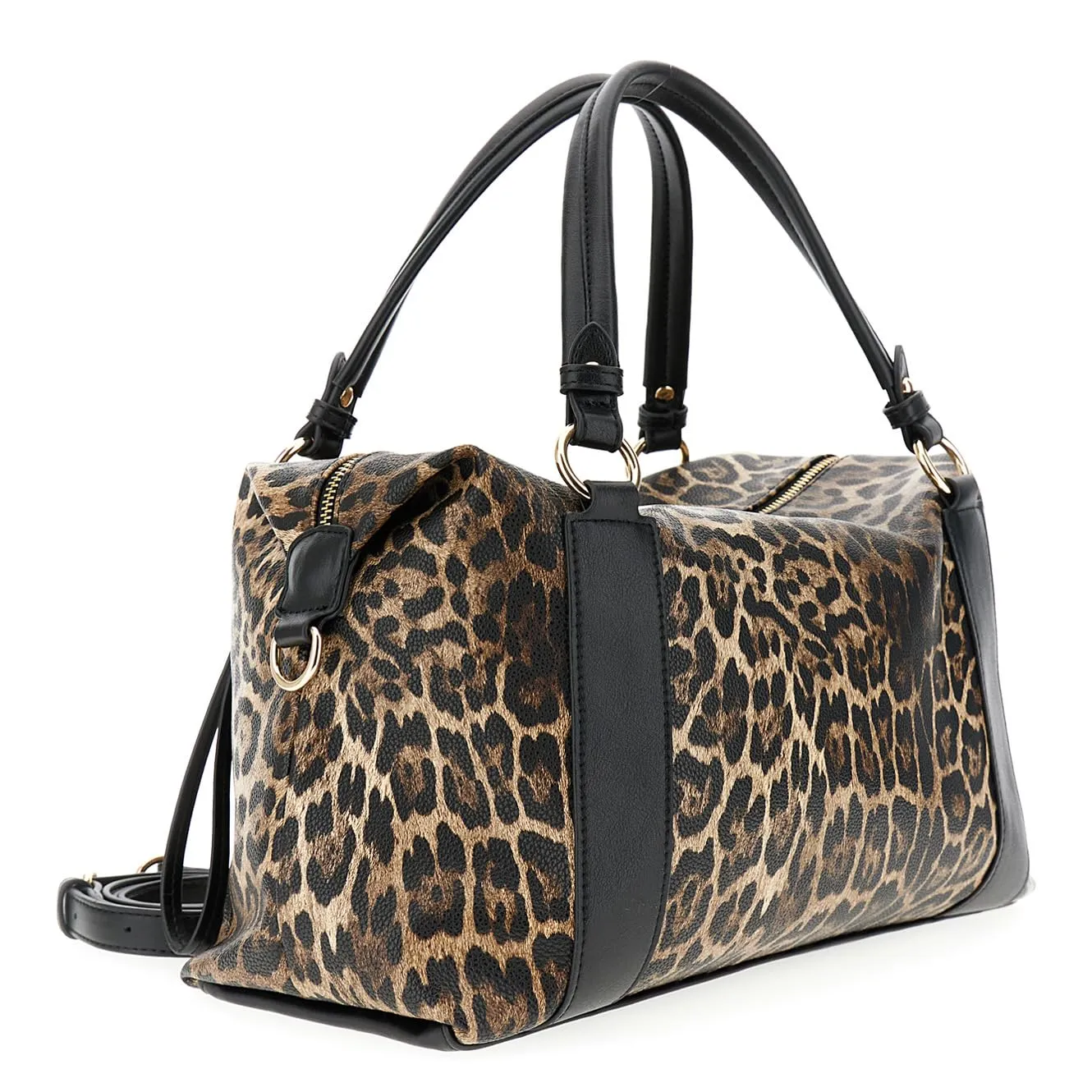 CafèNoir Bauletto Stampa Leopardo Animalier Zip Laterali