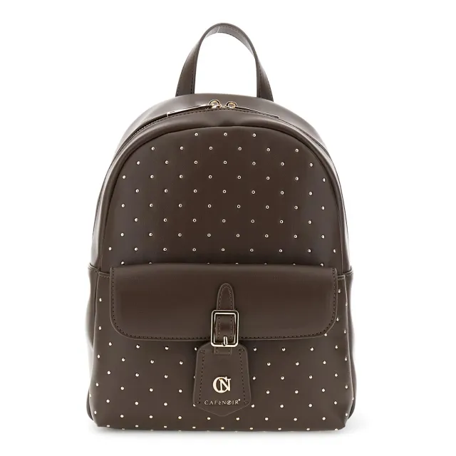 CafèNoir Zaino Similpelle Borchie Borsa T.Moro 30x24x13 cm