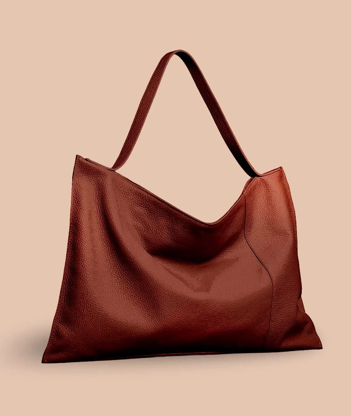Figus Minimal shopper pelle nera laptop 14