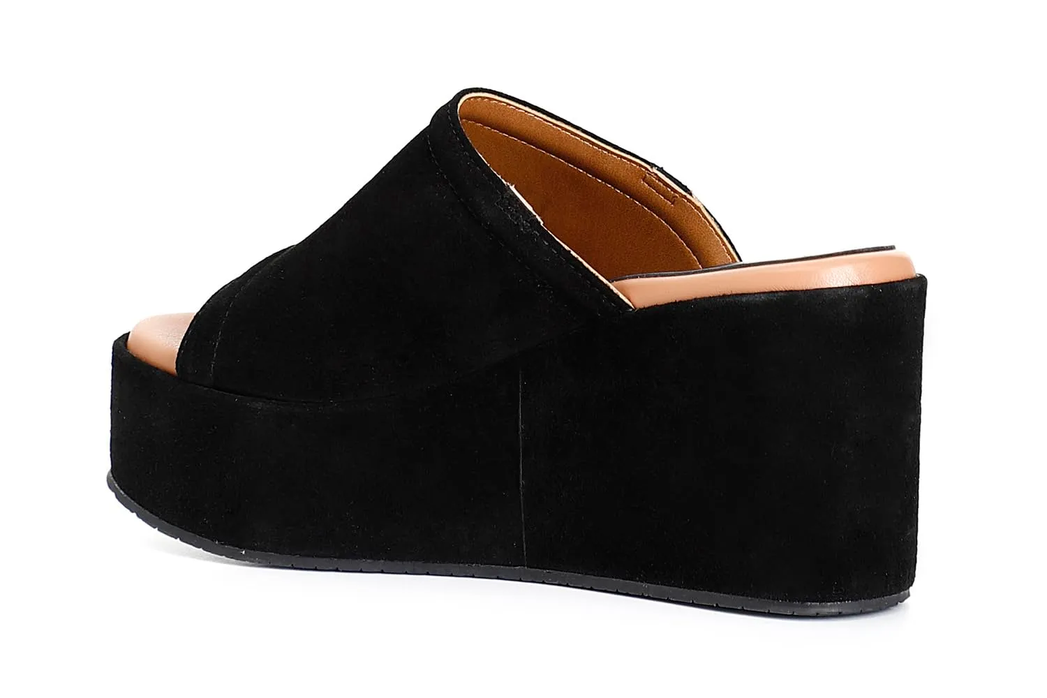 CafèNoir Ciabatta Donna in Pelle Scamosciata Nero 39