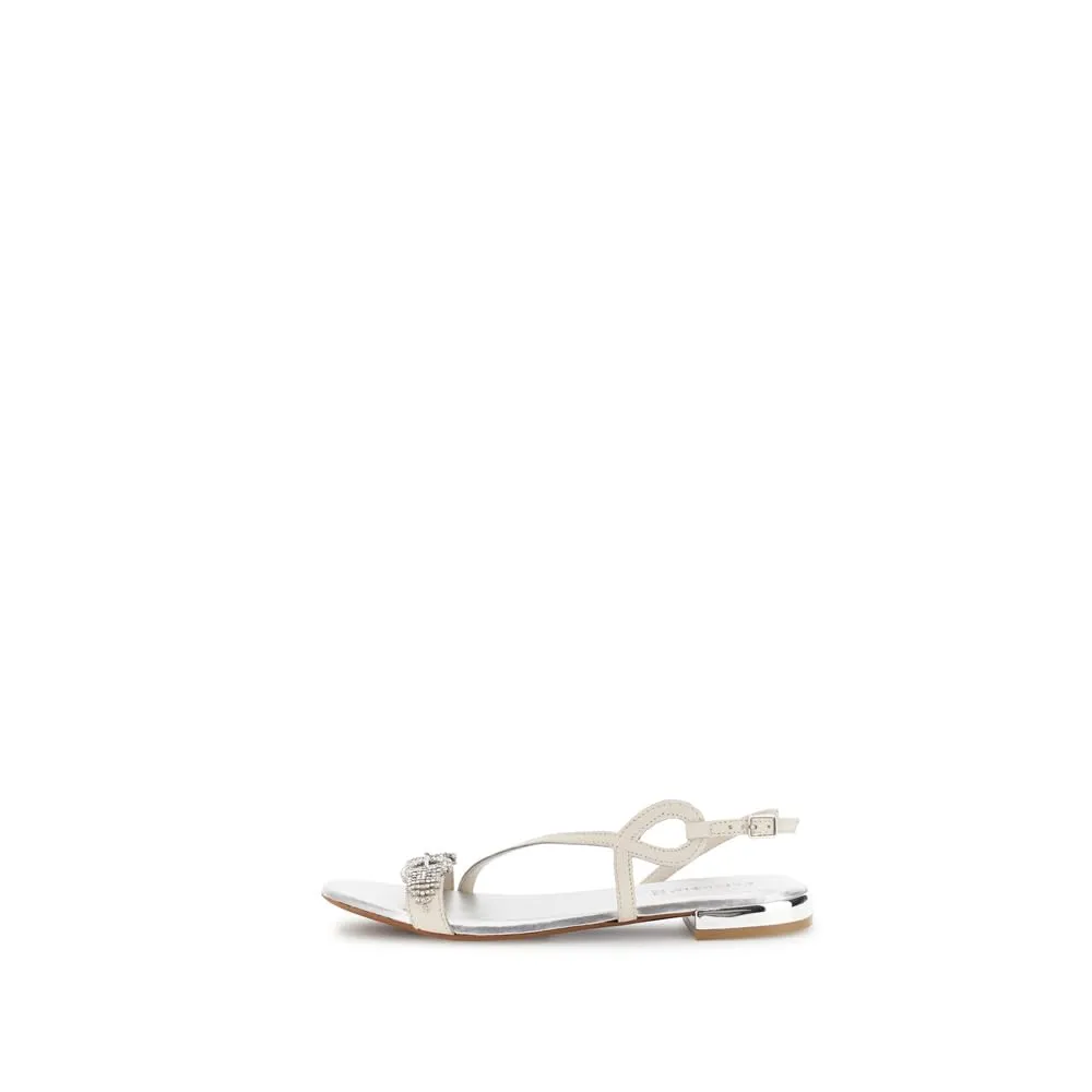 CafèNoir Sandali Fascia Fibbia Sandali Off White 37