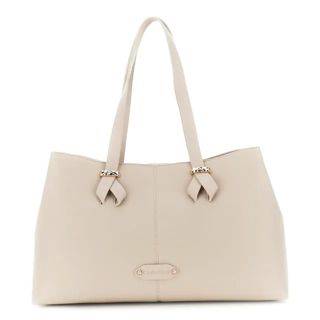 CafèNoir Shopping Bag Effetto Pelle Nude Martellata