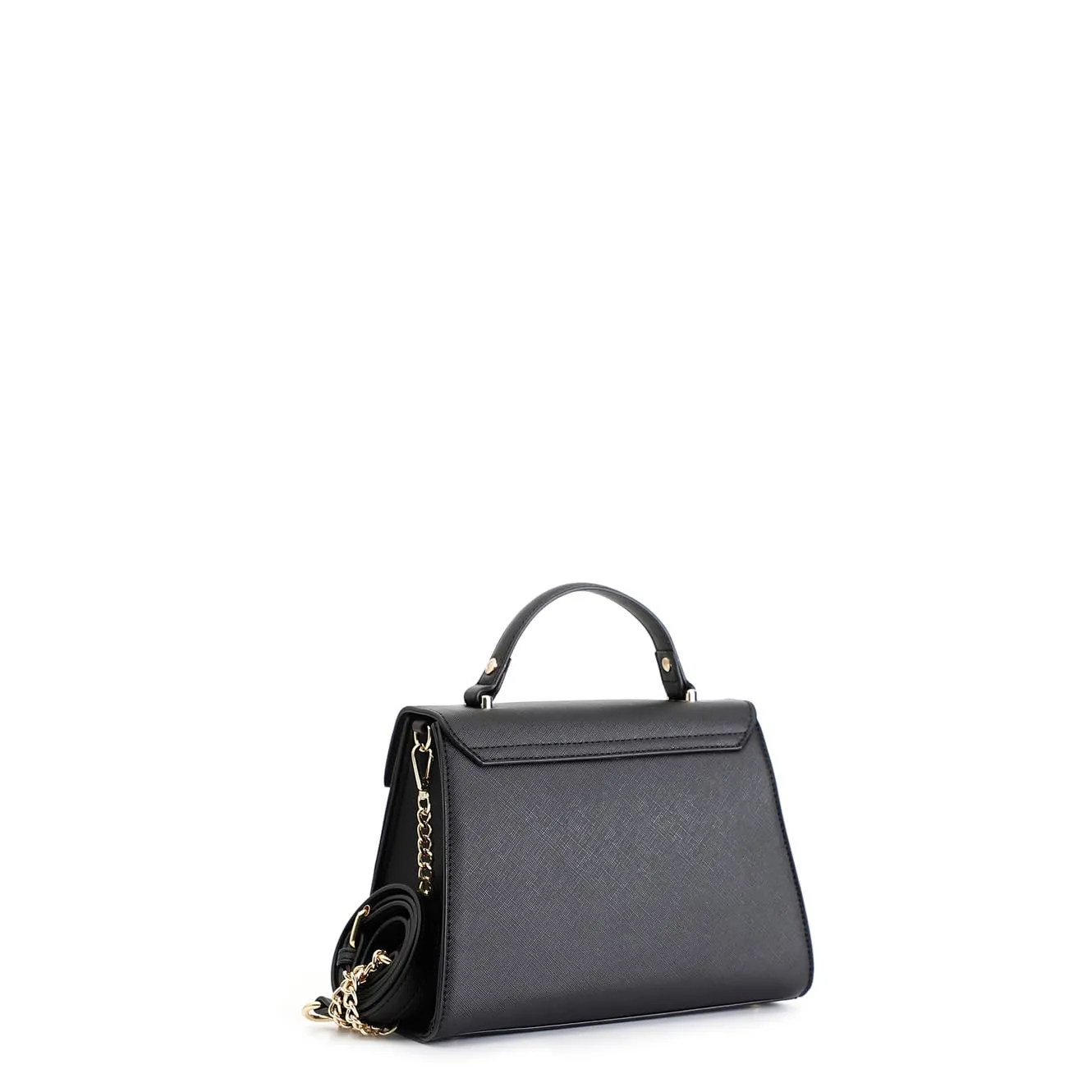 CafèNoir Borsa Saffiano Logo Ovale Tracolla