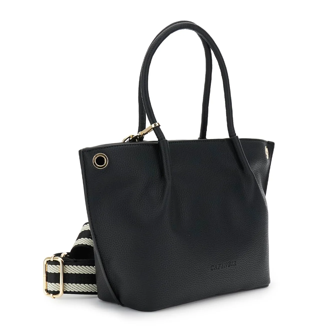 CafèNoir Tote Donna Tracolla Removibile Nera