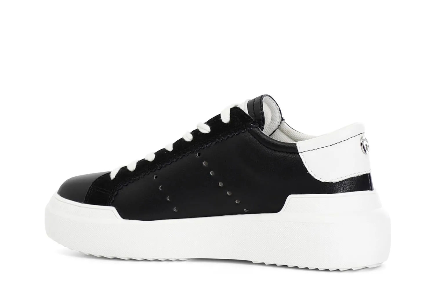 CafèNoir Sneakers Allacciata Donna Nera 39 Glitter