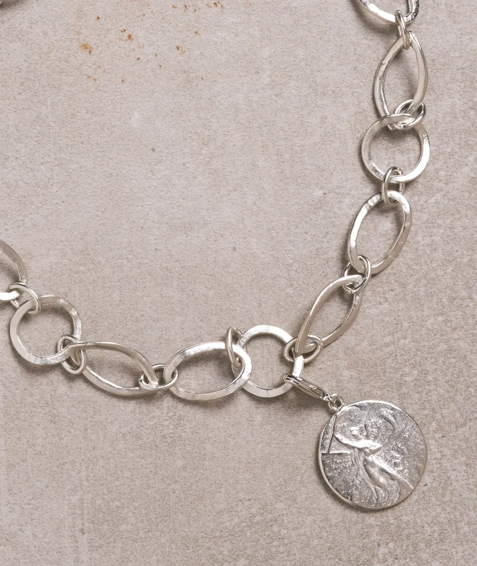 Figus Moneta Silver Bracciale in Argento