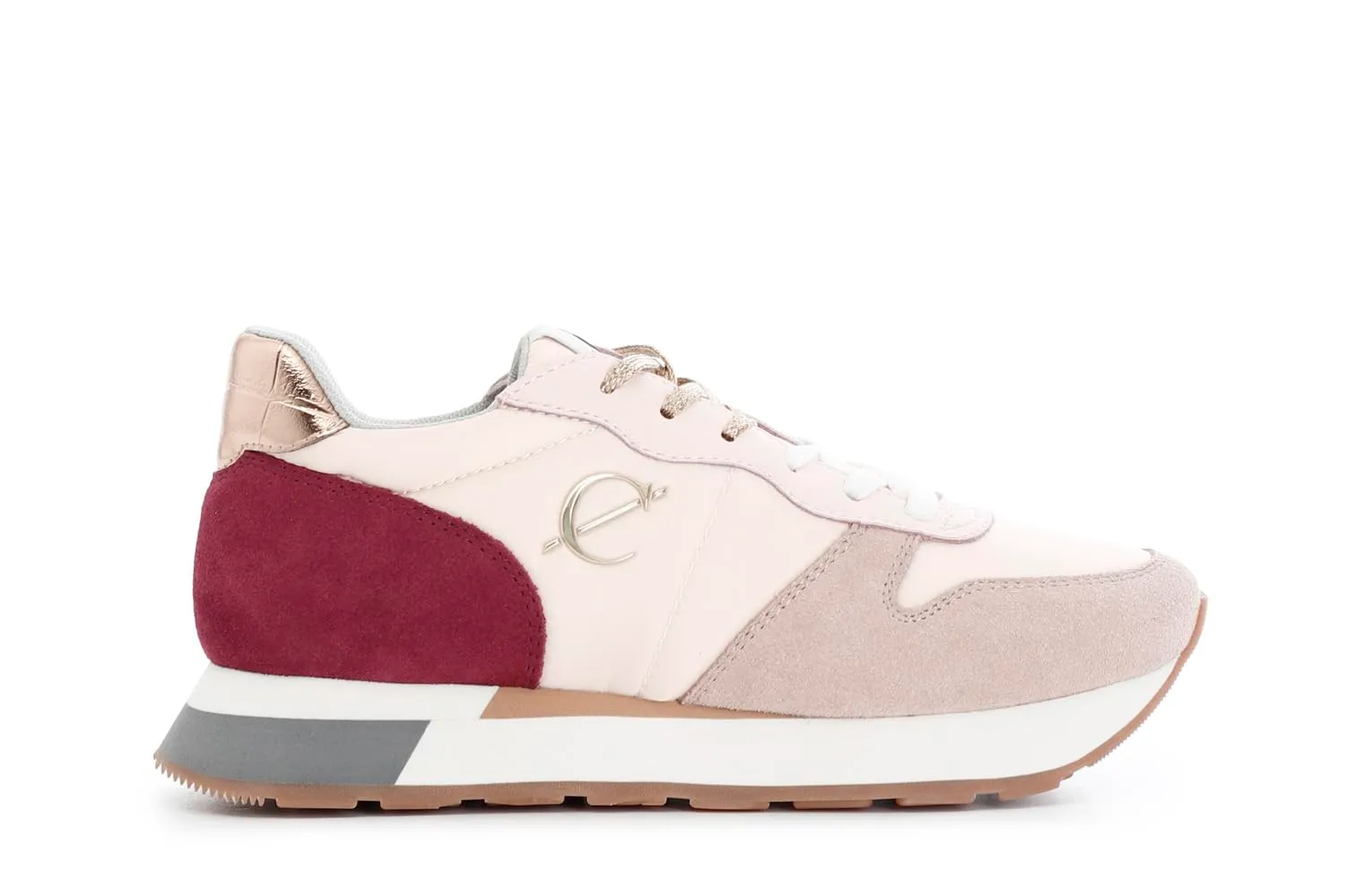 CafèNoir Sneakers Camoscio Tessuto Donna Multi Cipria